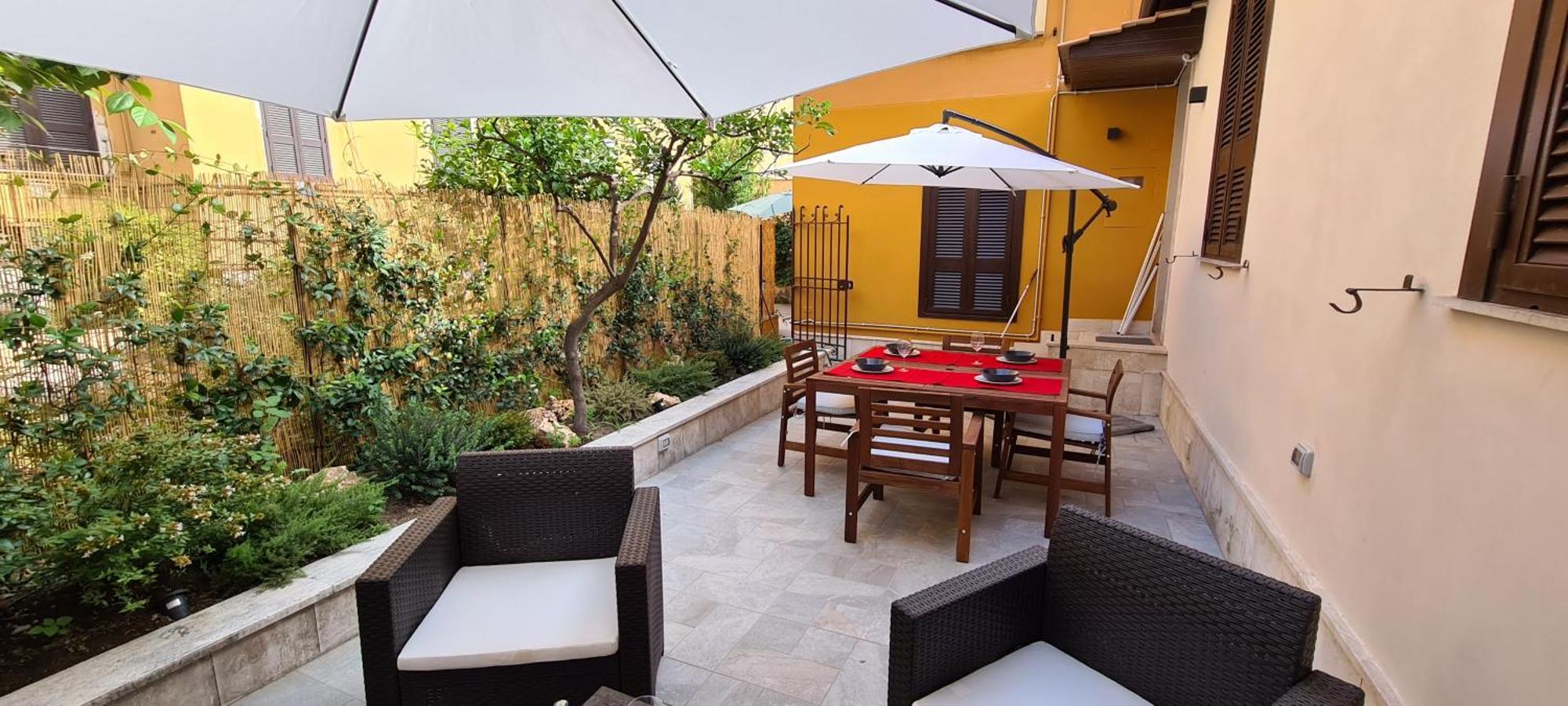 Trastevere Incantevole Con Patio Esterno Privato Appartamento *